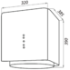 Фото Вытяжка коробчатая Maunfeld Box Flash 40 (черный)