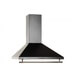 Фото Вытяжка кухонная ZORG TECHNOLOGY Allegro B 1000 60 черная+релинг бронза